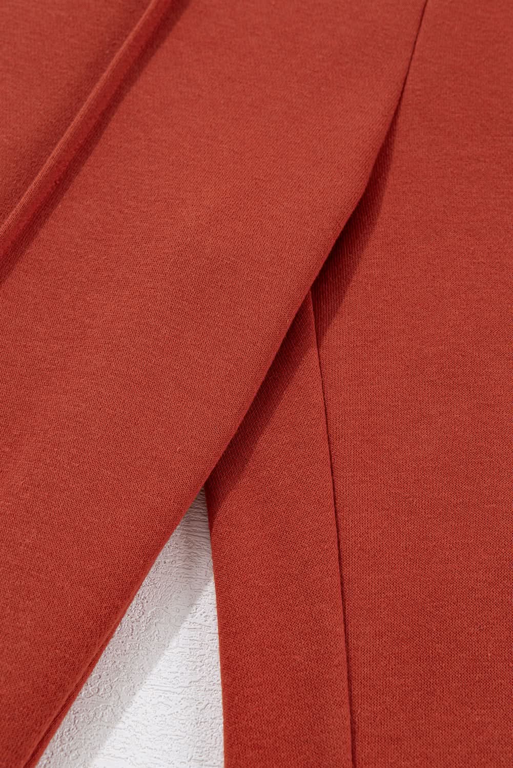 Flamingo Color Block Drawstring High Waist Wide Leg Pants - Love Salve